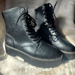 Women's Chunky Combat Boots